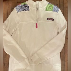Vineyard Vines White and colorful Shep Shirt
